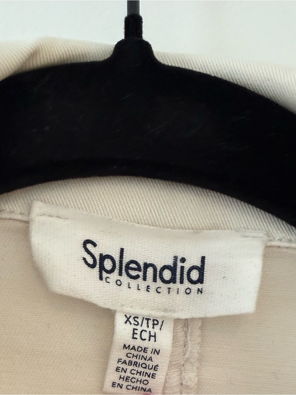 Splendid Cream Cropped Destiny Jacket XS - Picture 4 of 6